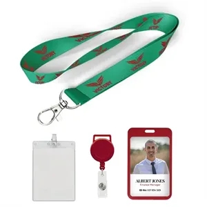 Premium Custom Nylon Lanyard | https://www.bestnamebadges.com