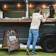 Menu Board Chalkboard A-Frame Kit with Imprint | https://www.bestnamebadges.com