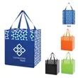 Non-Woven Geometric Shopping Tote Bag | https://www.bestnamebadges.com