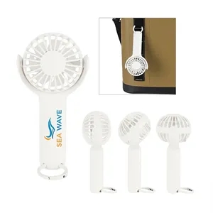 Gale Rechargeable Hand Fan | https://www.bestnamebadges.com