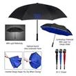 48" Arc Reflective Edge Inversion Umbrella | https://www.bestnamebadges.com