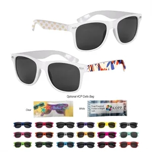 Full Color Malibu Sunglasses | https://www.bestnamebadges.com