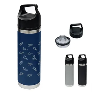 18 Oz. Full Laser Davenport Stainless Steel Bottle | https://www.bestnamebadges.com