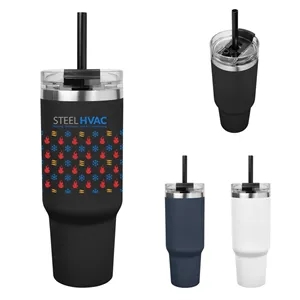 40 Oz. Full Color Naomi Intrepid Stainless Steel Tumbler | https://www.bestnamebadges.com