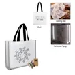 Reflective Non-Woven Coloring Tote Bag With Crayons | https://www.bestnamebadges.com