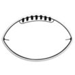 Football Car Sign Magnet | https://www.bestnamebadges.com