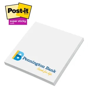 Post-it® Custom Printed Super Sticky Notepad - 3