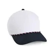 Imperial 5054T 5-Panel The Wrightson Two-Tone Rope Cap | https://www.bestnamebadges.com