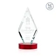 Richmond Award on Alberton Base - Red | https://www.bestnamebadges.com