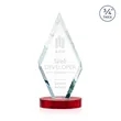 Richmond Award on Alberton Base - Red | https://www.bestnamebadges.com