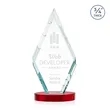 Richmond Award on Alberton Base - Red | https://www.bestnamebadges.com