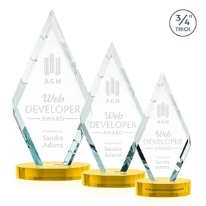 Richmond Award on Alberton Base - Gold | https://www.bestnamebadges.com