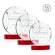 Gibralter Award on Alberton Base - Red | https://www.bestnamebadges.com