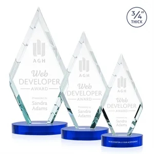 Richmond Award on Alberton Base - Blue | https://www.bestnamebadges.com