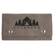 Leatherette Card & Dice Set | https://www.bestnamebadges.com
