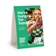 4.5" x 5.5" Custom Table Tents - Vertical | https://www.bestnamebadges.com