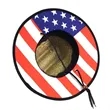 Sun Straw Hat with Custom Patch | https://www.bestnamebadges.com