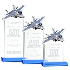 Top Gun Award - Sky Blue | https://www.bestnamebadges.com