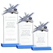 Top Gun Award - Sky Blue | https://www.bestnamebadges.com