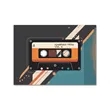 Picture Frame with Cassette Punch Out | https://www.bestnamebadges.com