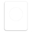Circle Punch Out Picture Frame Magnet | https://www.bestnamebadges.com