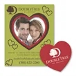 Heart Punch Out Picture Frame Magnet | https://www.bestnamebadges.com
