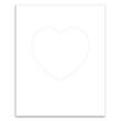 Heart Punch Out Picture Frame Magnet | https://www.bestnamebadges.com