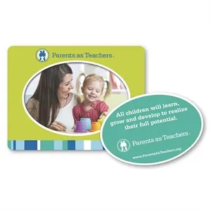 Jumbo Picture Frame Magnet - Oval Punch Out | https://www.bestnamebadges.com