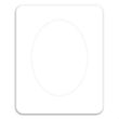 Oval Punch Out Picture Frame Magnet | https://www.bestnamebadges.com