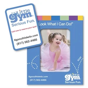 Rectangle Punch Out Picture Frame Magnet | https://www.bestnamebadges.com