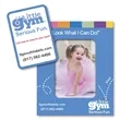 Rectangle Punch Out Picture Frame Magnet | https://www.bestnamebadges.com