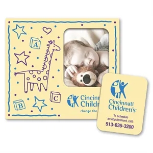 Rectangle Punch Out Picture Frame Magnet | https://www.bestnamebadges.com