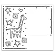 Rectangle Punch Out Picture Frame Magnet | https://www.bestnamebadges.com