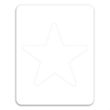 Star Punch Out Picture Frame Magnet | https://www.bestnamebadges.com