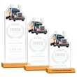 Longhaul Award - Amber | https://www.bestnamebadges.com