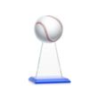 Edenwood Baseball Award - Sky Blue | https://www.bestnamebadges.com