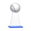 Edenwood Baseball Award - Sky Blue | https://www.bestnamebadges.com