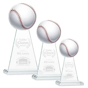 Edenwood Baseball Award - Clear | https://www.bestnamebadges.com