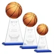 Edenwood Basketball Award - Blue | https://www.bestnamebadges.com