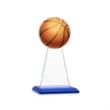 Edenwood Basketball Award - Blue | https://www.bestnamebadges.com