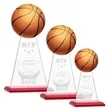 Edenwood Basketball Award - Red | https://www.bestnamebadges.com