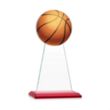 Edenwood Basketball Award - Red | https://www.bestnamebadges.com