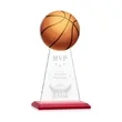 Edenwood Basketball Award - Red | https://www.bestnamebadges.com