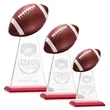 Edenwood Football Award - Red | https://www.bestnamebadges.com