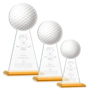Edenwood Golf Award - Amber | https://www.bestnamebadges.com