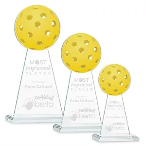 Edenwood Pickleball Award - Clear | https://www.bestnamebadges.com