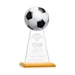 Edenwood Soccer Award - Amber | https://www.bestnamebadges.com