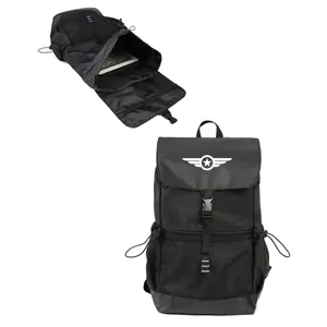 Union Printed - Drawstring Buckle Backpack