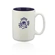 15 oz. Glossy Two-Tone Personalized Ceramic Mug | https://www.bestnamebadges.com