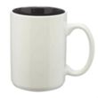 15 oz. Glossy Two-Tone Personalized Ceramic Mug | https://www.bestnamebadges.com